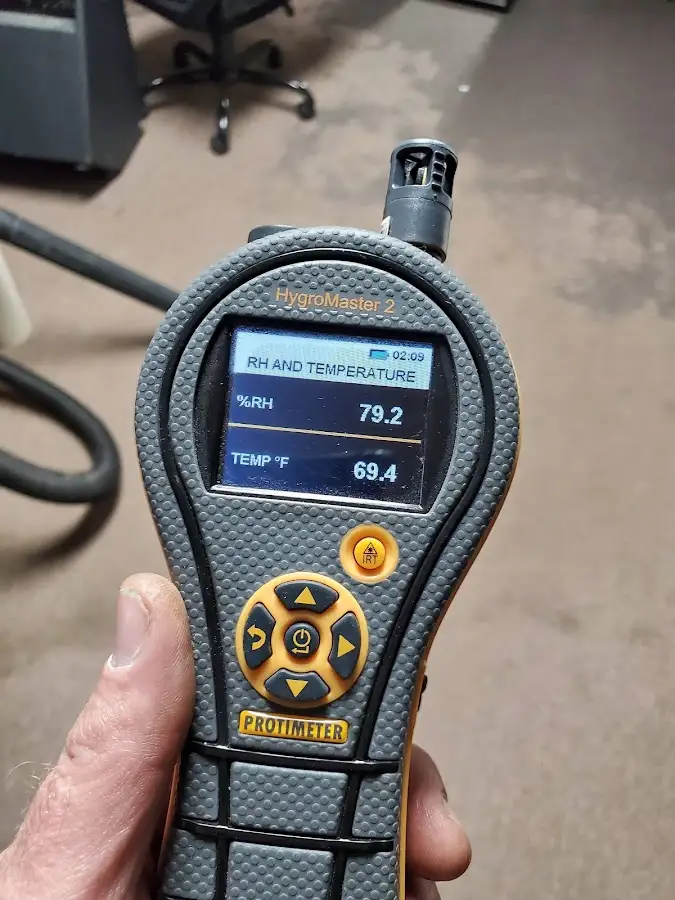 Moisture meter humidity assessment for Mold Remediation & Removal in North Richland Hills